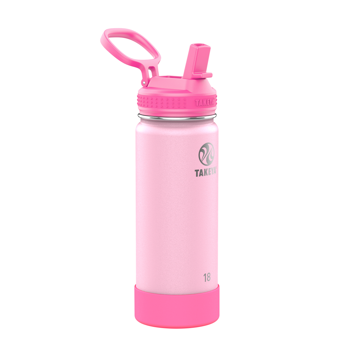 actives-kids-glow-in-the-dark-water-bottle-with-straw-lid-f3 51076-Actives-Kids-Straw-18-GID-SummerGlowPink-angle.png