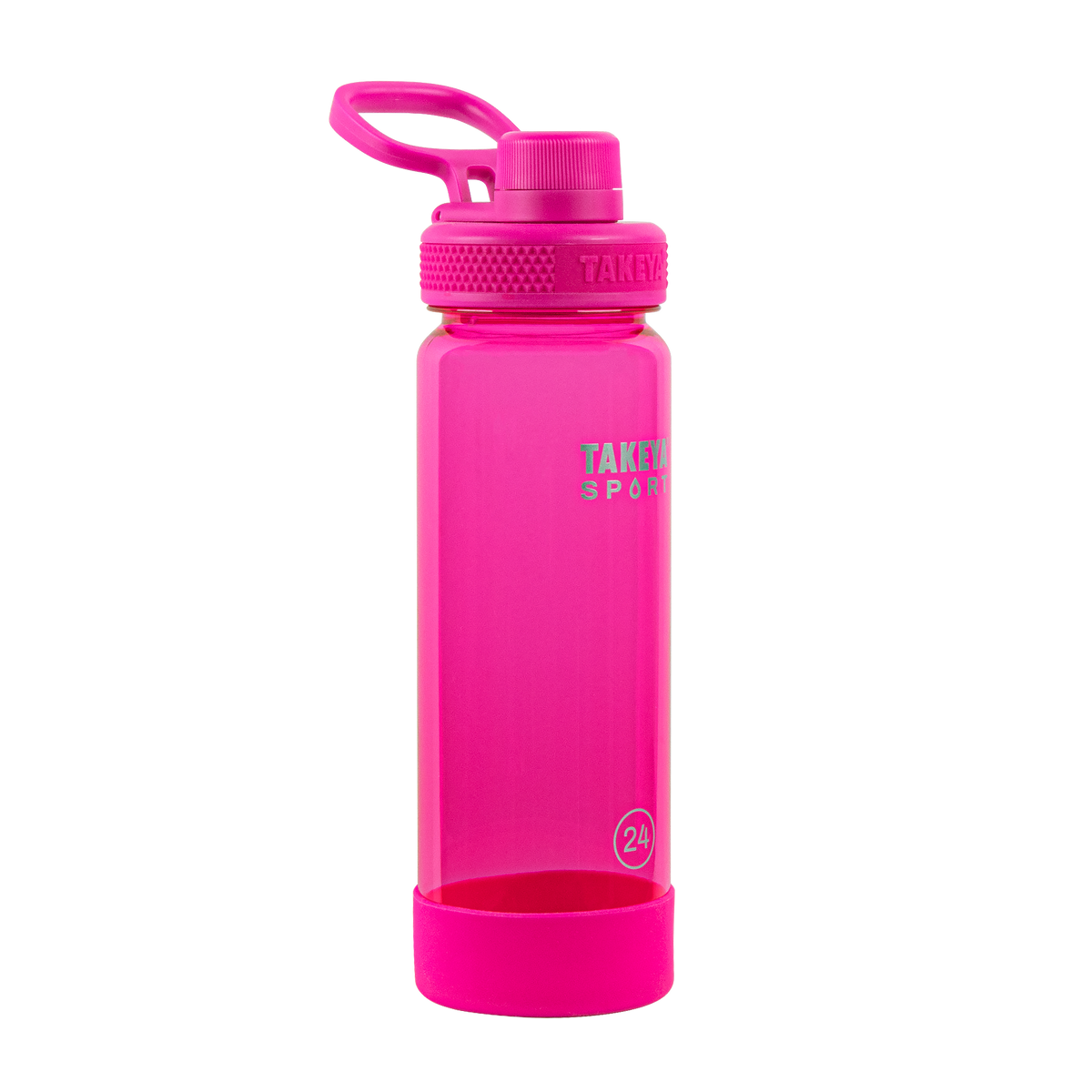 tritan-sport-water-bottle-with-spout-lid-o6 51671-TKS-Tritan-Spout-24-PinkSweep-frontangle.png