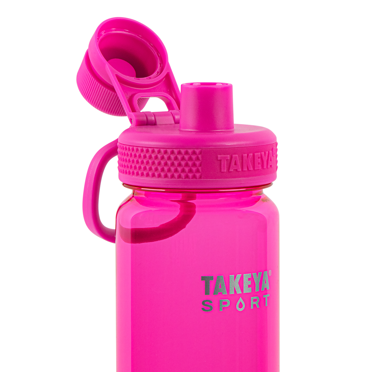 tritan-sport-water-bottle-with-spout-lid-o6 51671-TKS-Tritan-Spout-24-PinkSweep-openlid.png