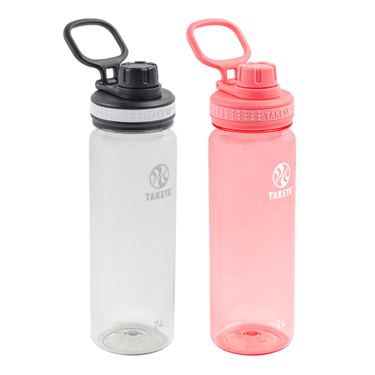 tritan-water-bottle-bundle-with-spout-lid-2-pack-t8 51689-Tritan-Spout-24-2pk-Clear-FlutterPink-angle_2e2a67e8-7240-4517-90e1-85605eacf4b2.png