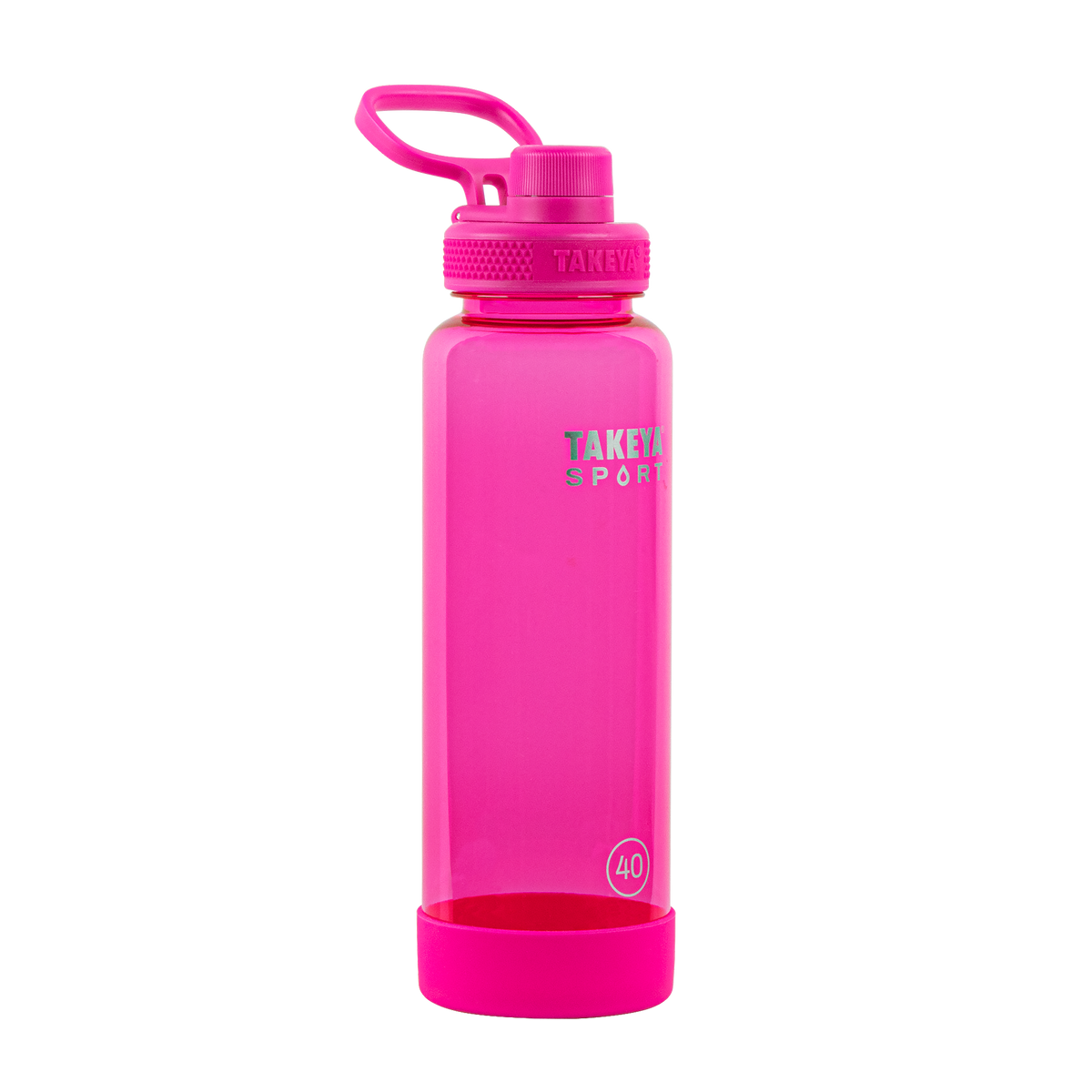 tritan-sport-water-bottle-with-spout-lid-o6 52030-TKS-Tritan-Spout-40-PinkSweep-frontangle.png
