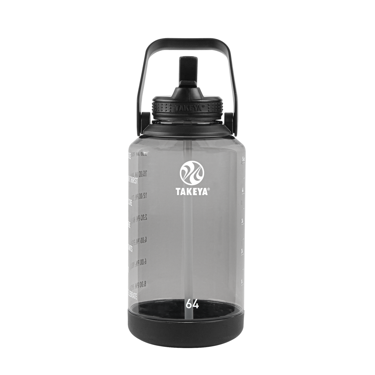 tritan-motivational-water-bottle-with-straw-lid-b6 54145-Tritan-Straw-Motivational-64-StormyBlack-front.png